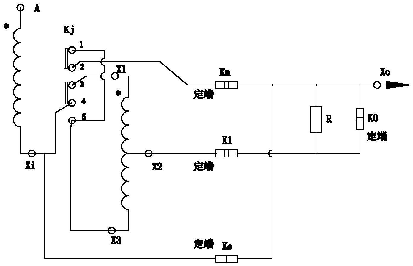 变压器调档位示意图图片