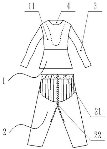 cn213404977u_一種孕產婦病號服有效