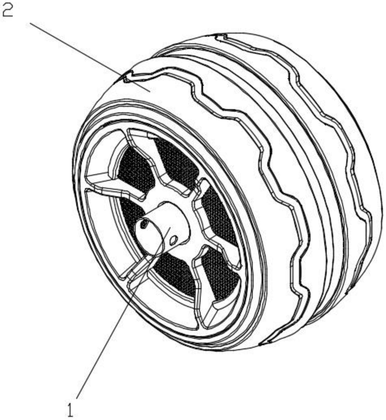 cn213407618u_回弹静音的健腹轮有效