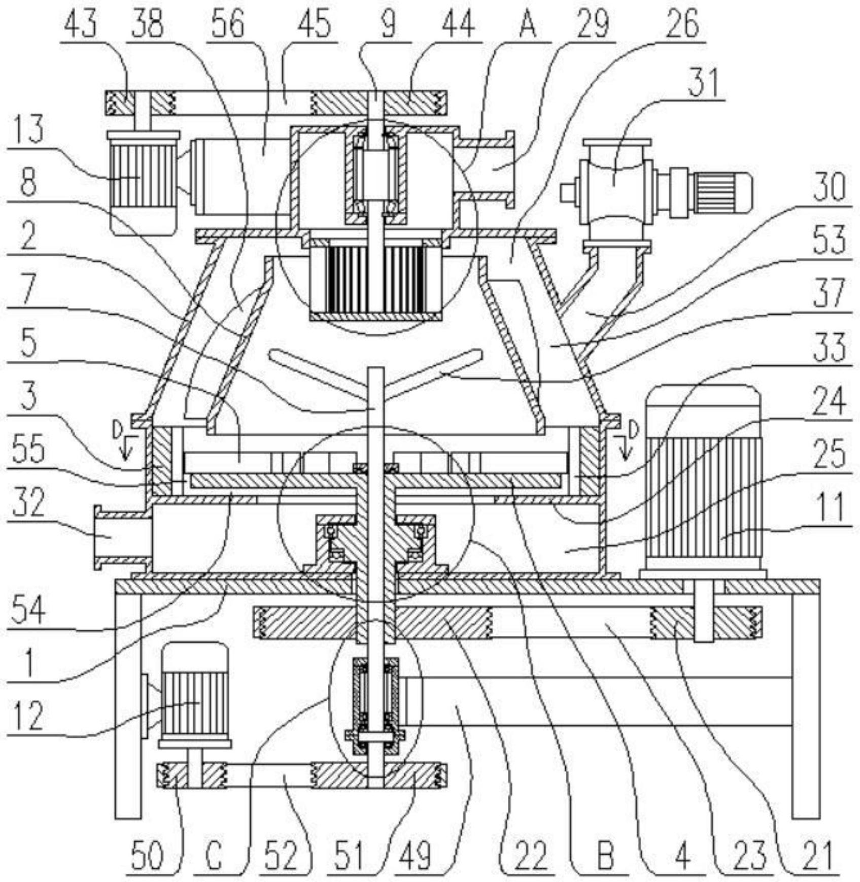 茶粕粉碎用分级式冲击磨