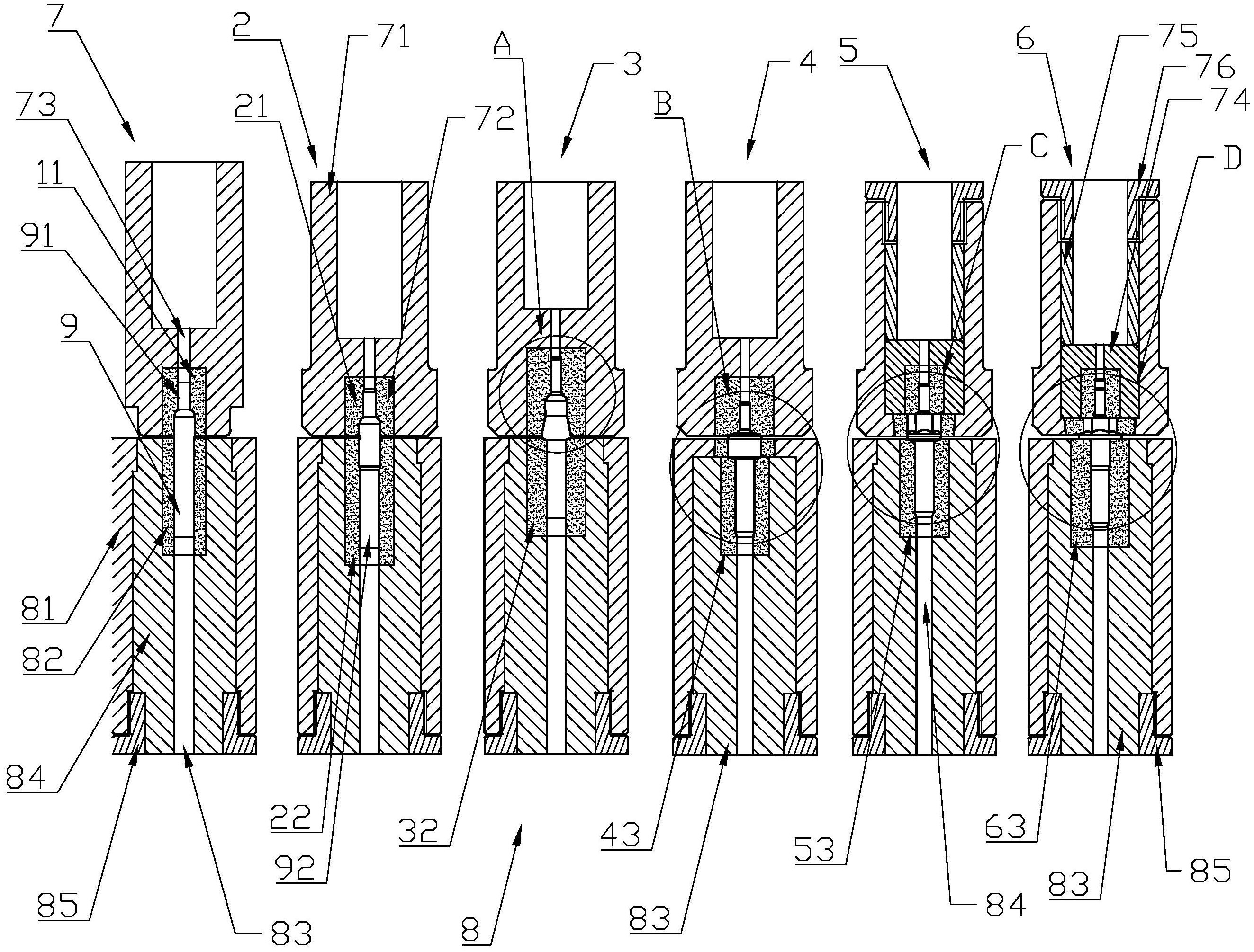 一种双头螺栓冷镦一体成型装置