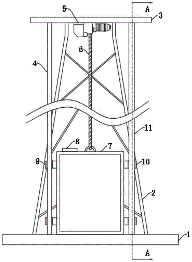 一种高强度远距离输电线路铁塔