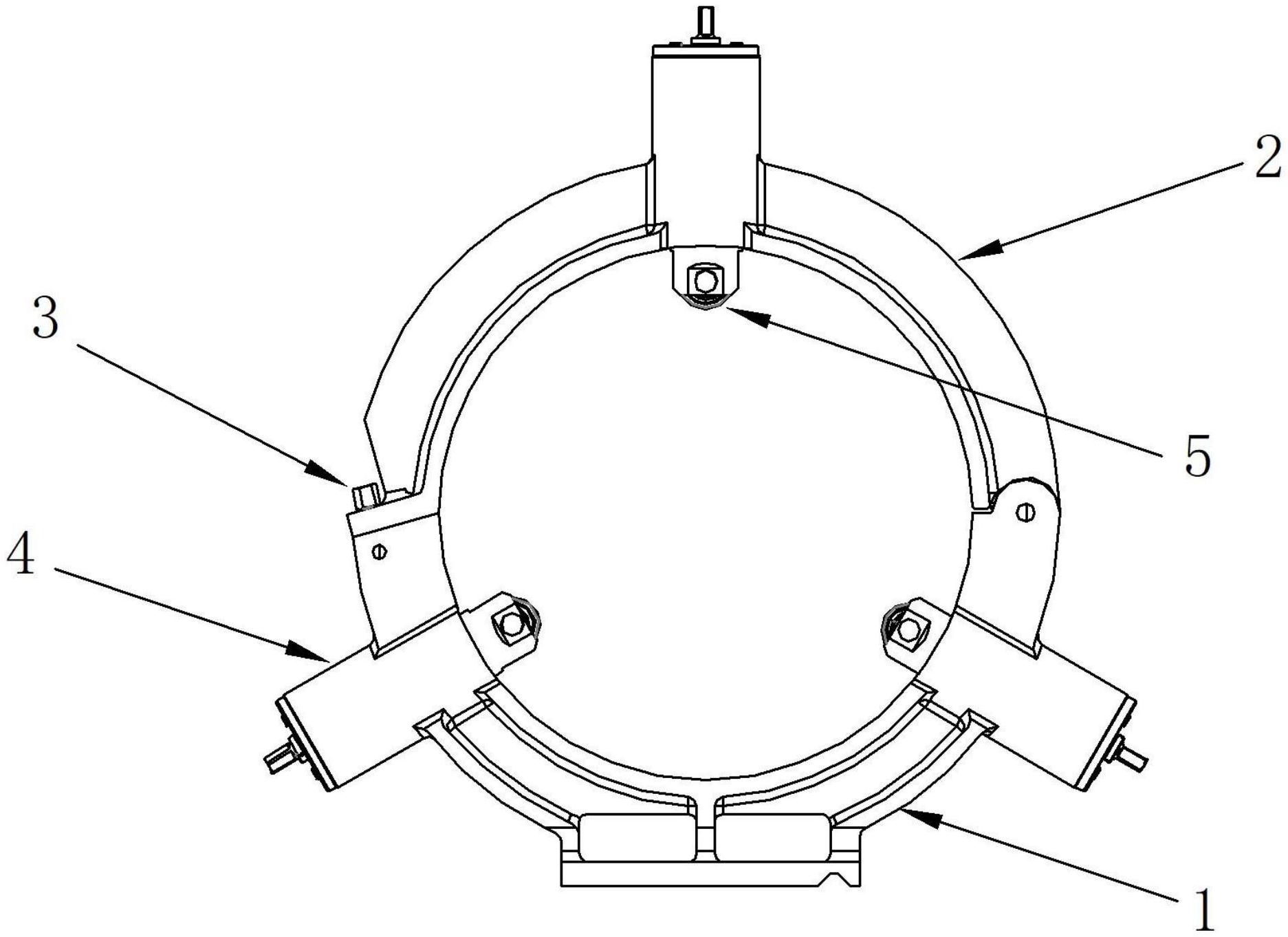一种医疗管材固定旋转测试装置