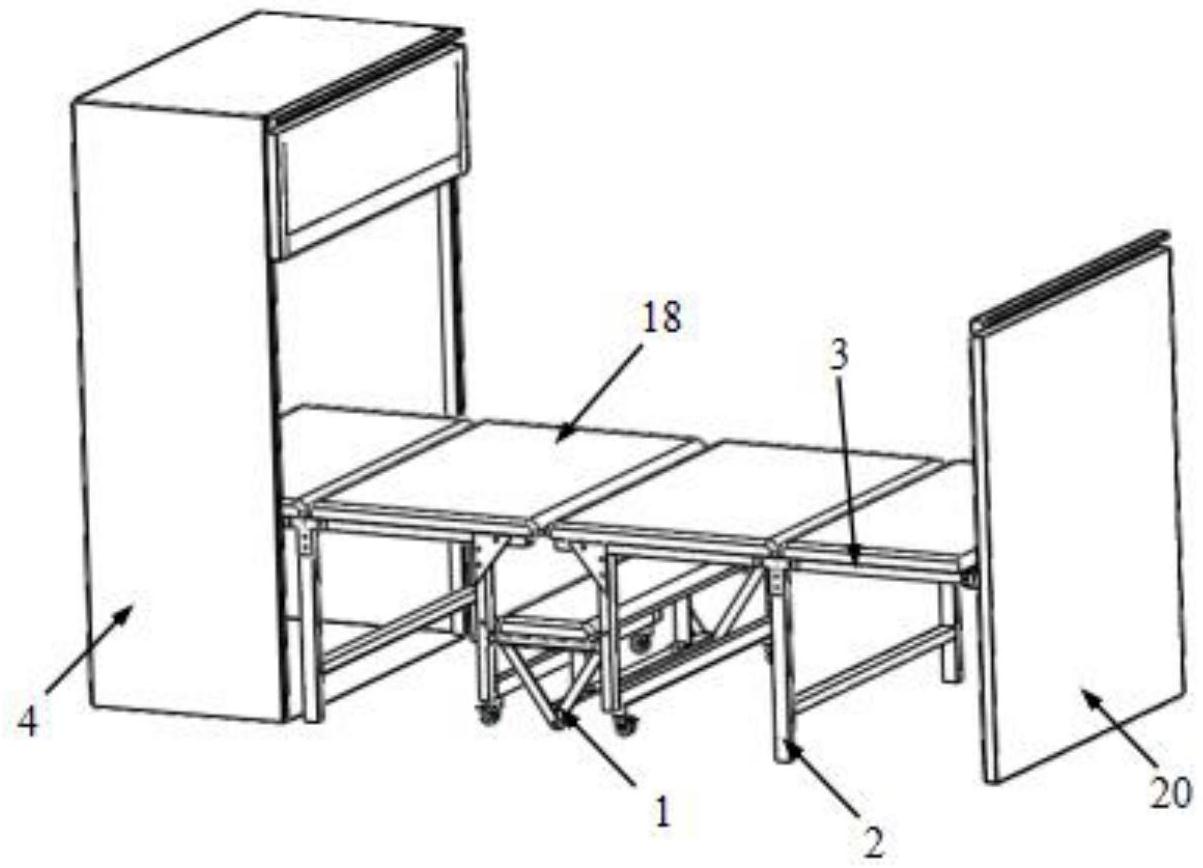自制折叠床架子构造图图片