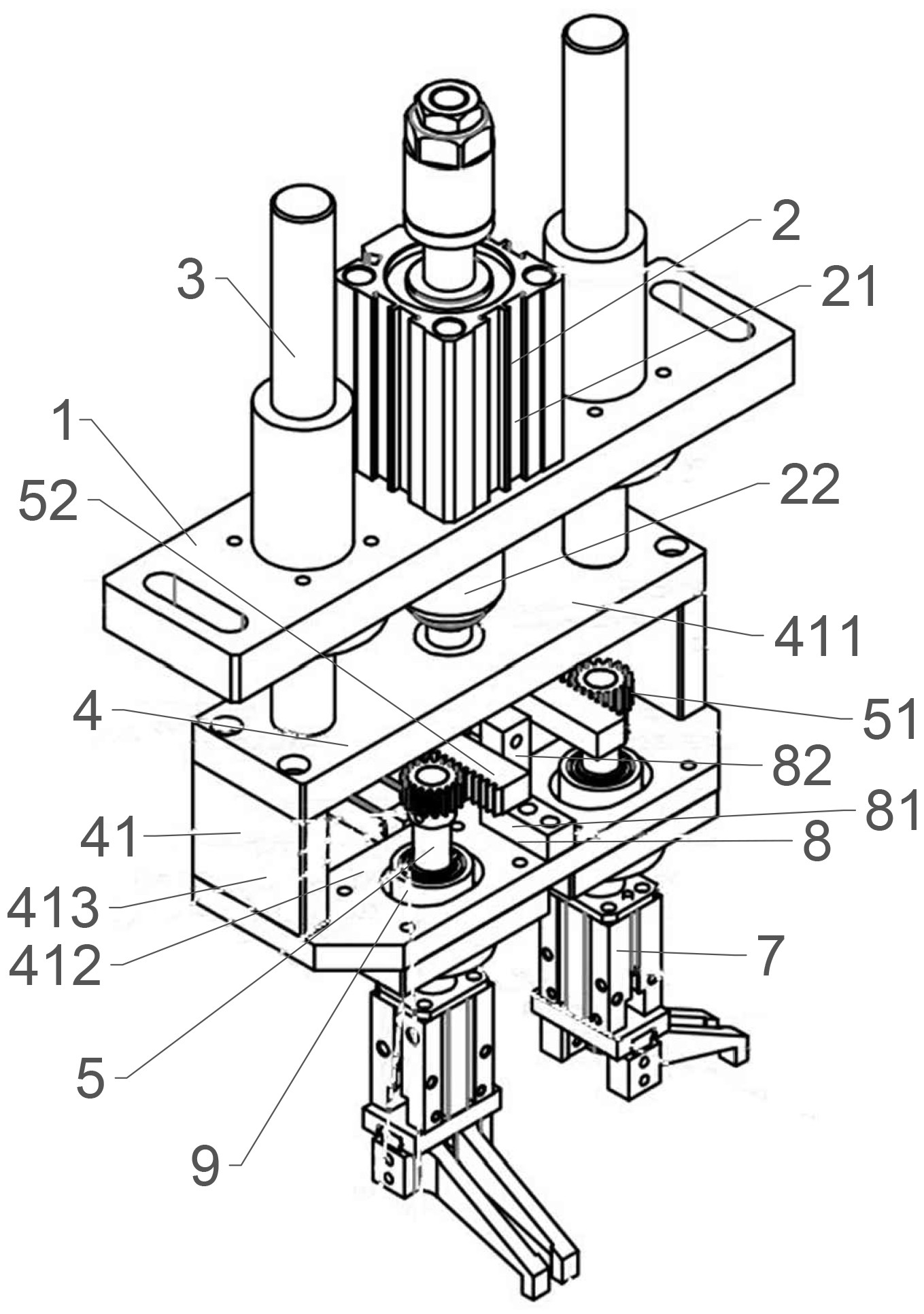 cn213439731u_一种新型口罩机夹持机构有效