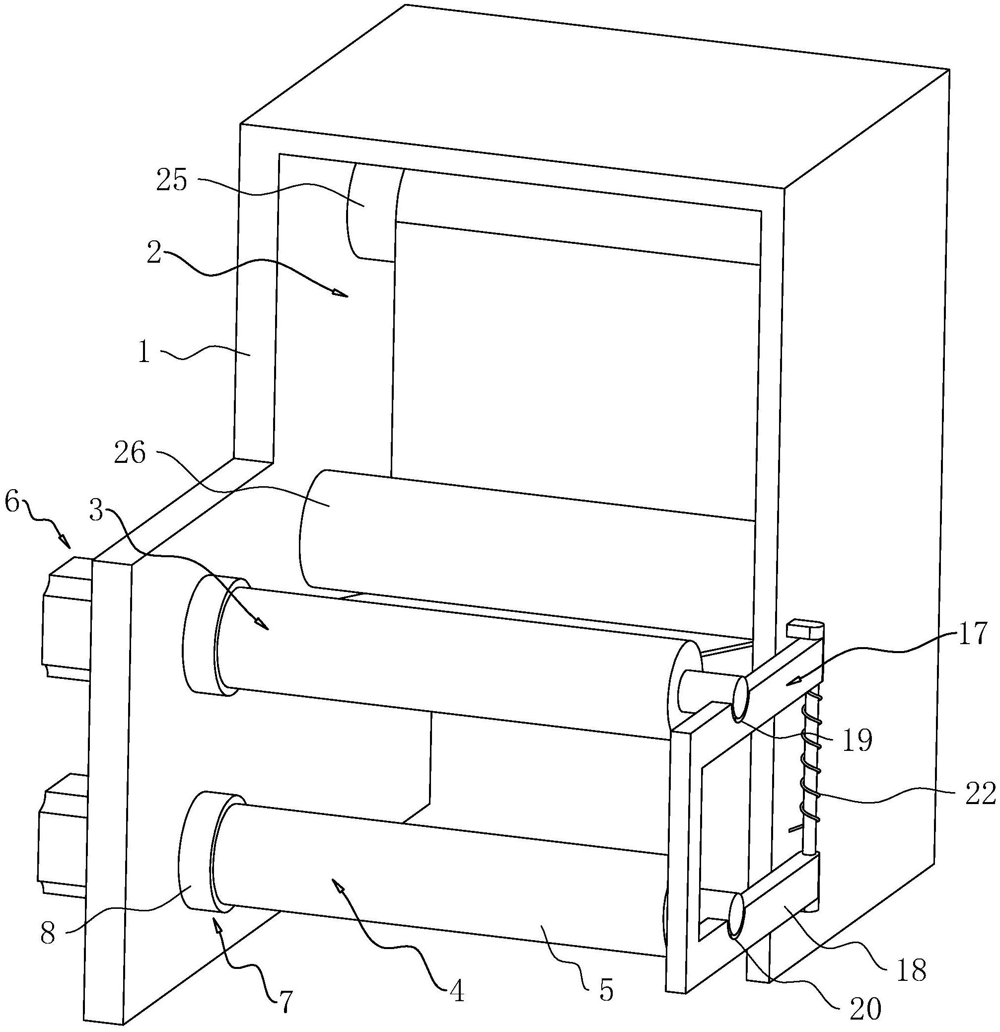 cn213445387u_一种水刺无纺布卷绕机有效