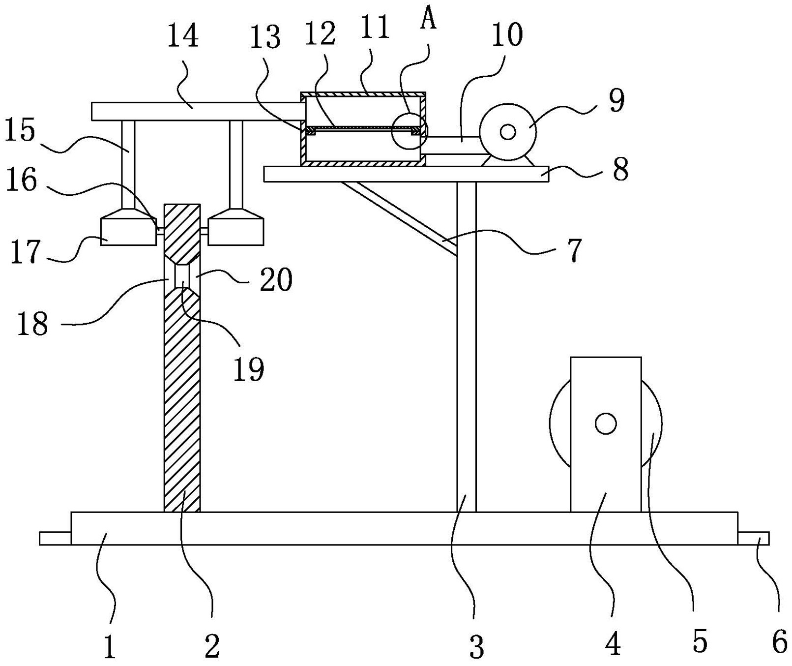 一种纺织整经机的储纱装置