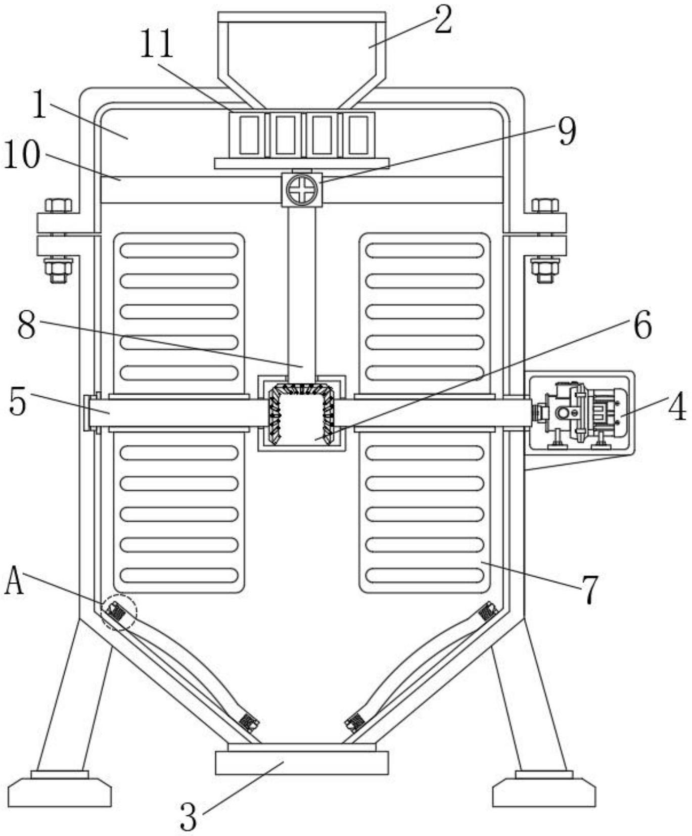 一种用于石油化工固体物料的干燥装置