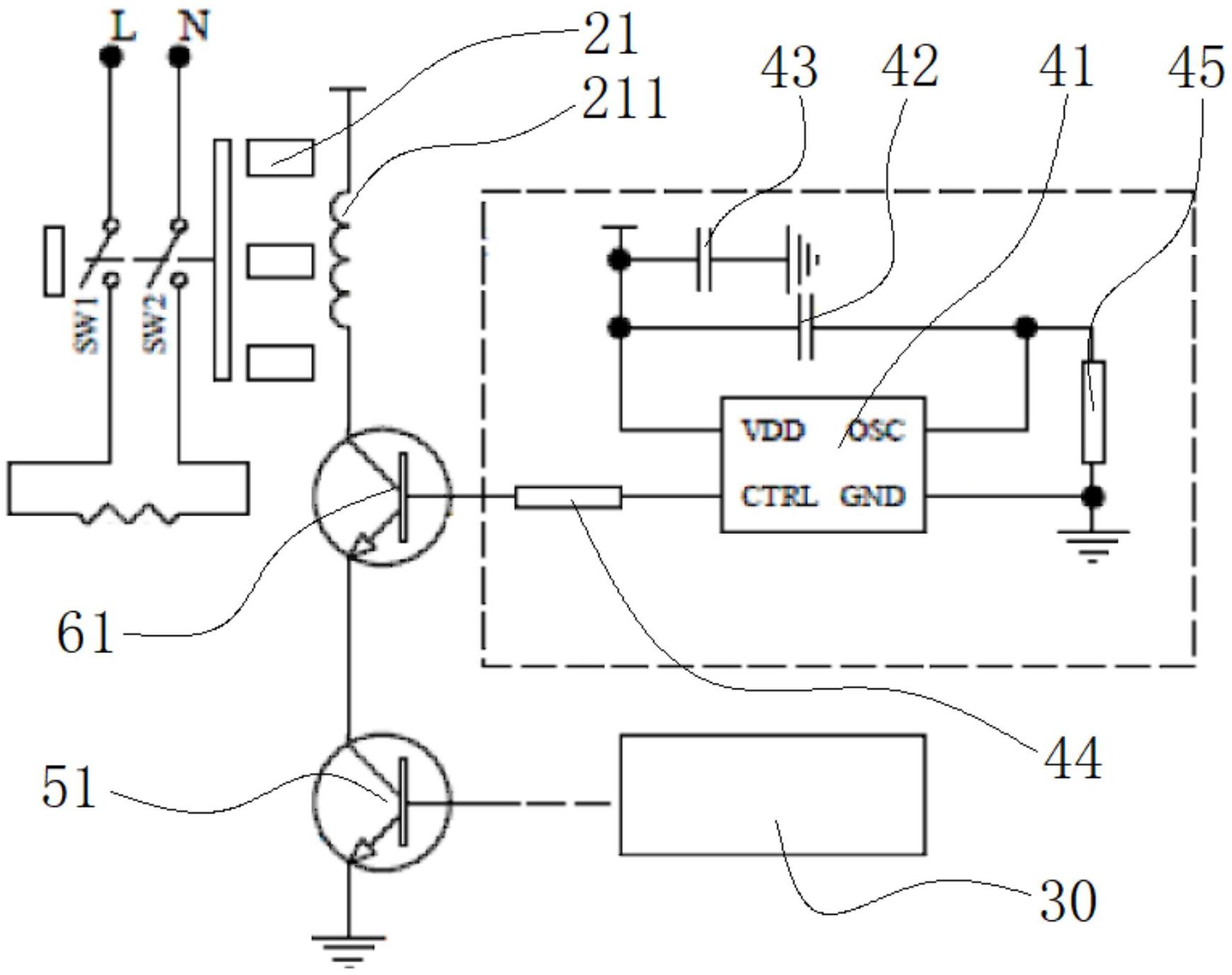 带保护的多士炉电路