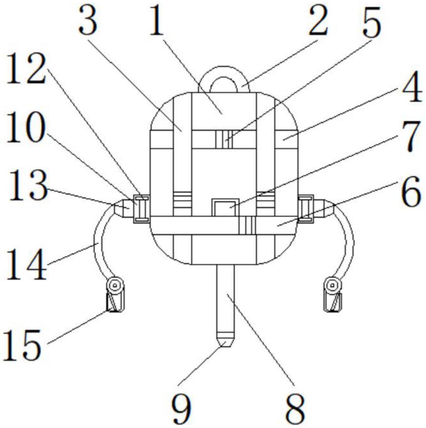 cn213466569u_一种具备自动绳带收缩功能的bim建筑安