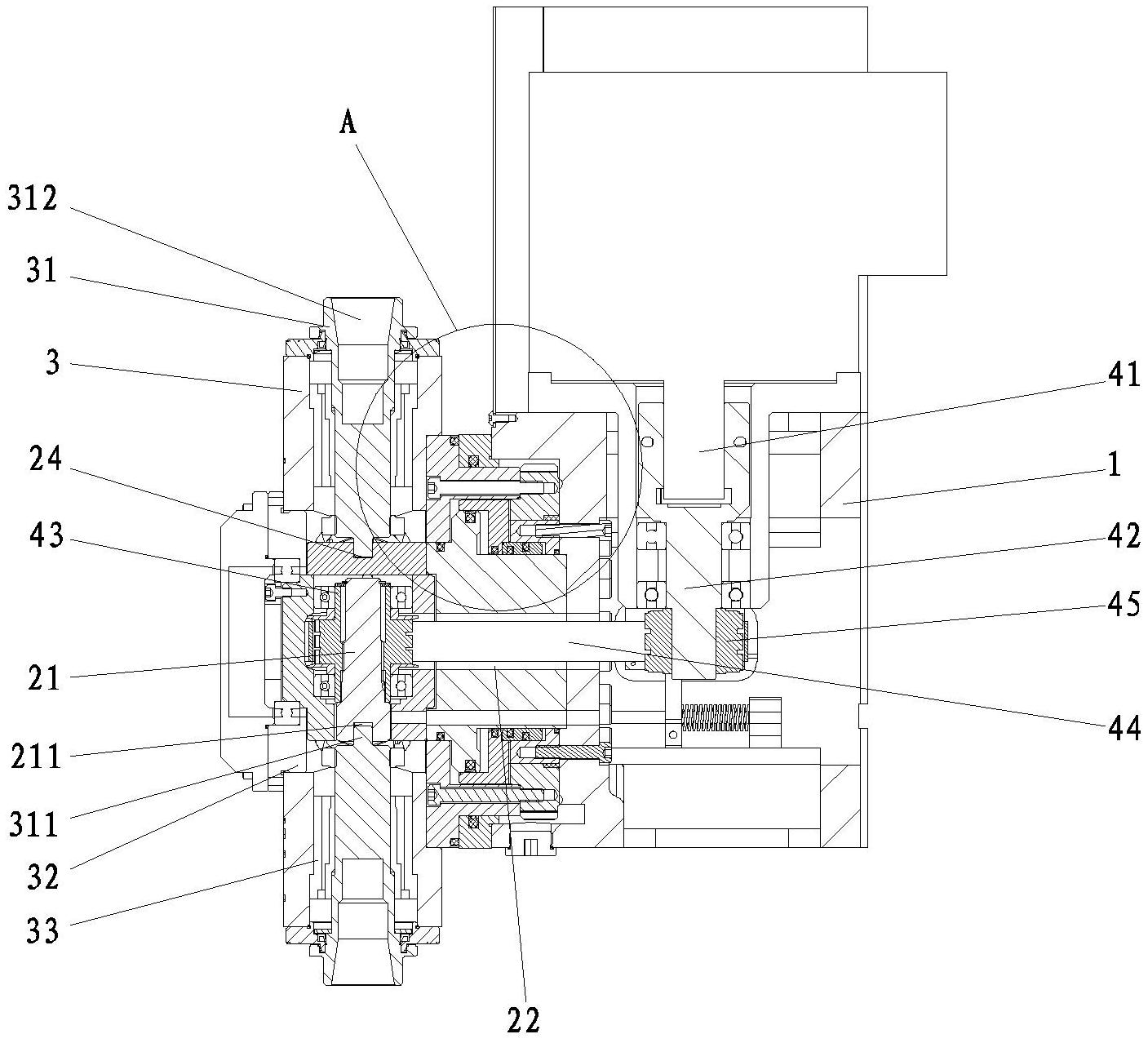 数控液压刀塔的结构图图片