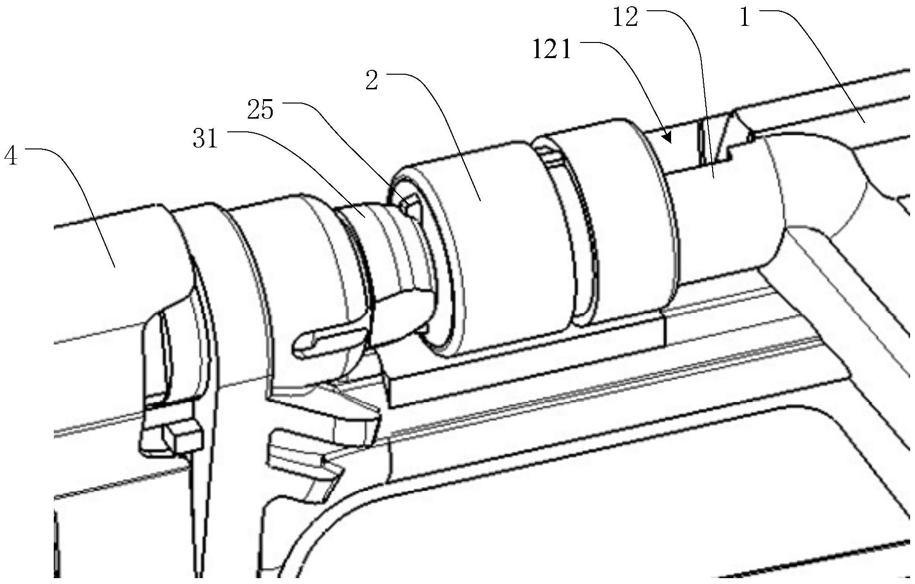 cn213472739u_遮阳板结构及汽车有效