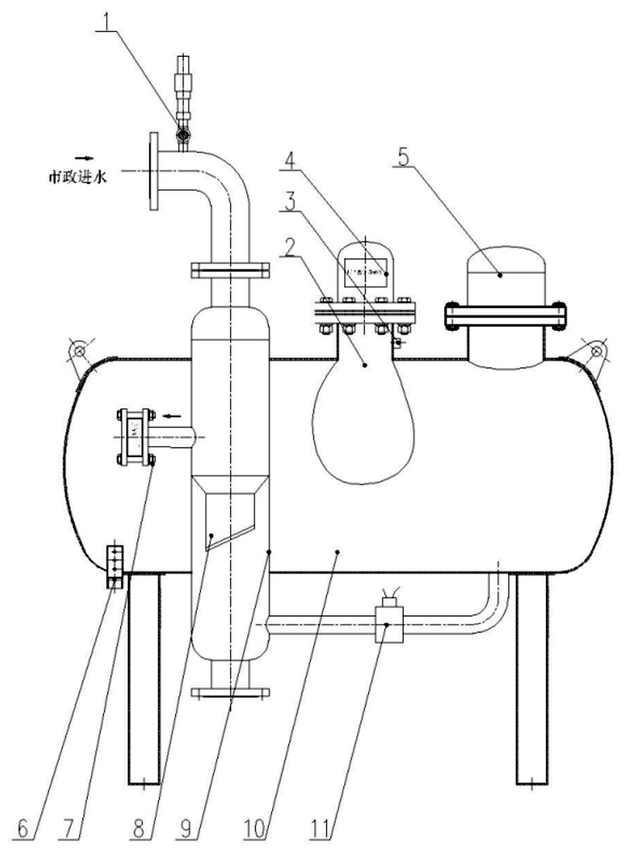稳压罐 结构图图片