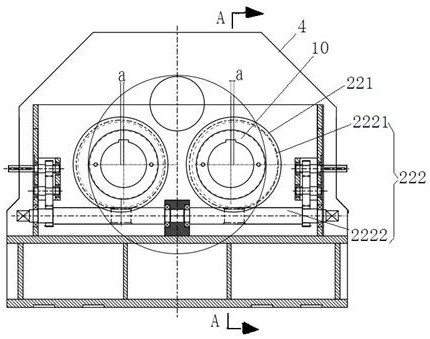 组件及其生物质颗粒机,包括压辊和调节压辊与环模内壁的间距调节结构
