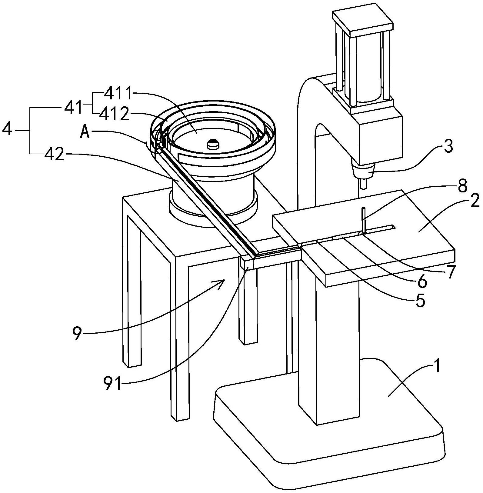 cn213496295u_一种自动上料铆钉机有效