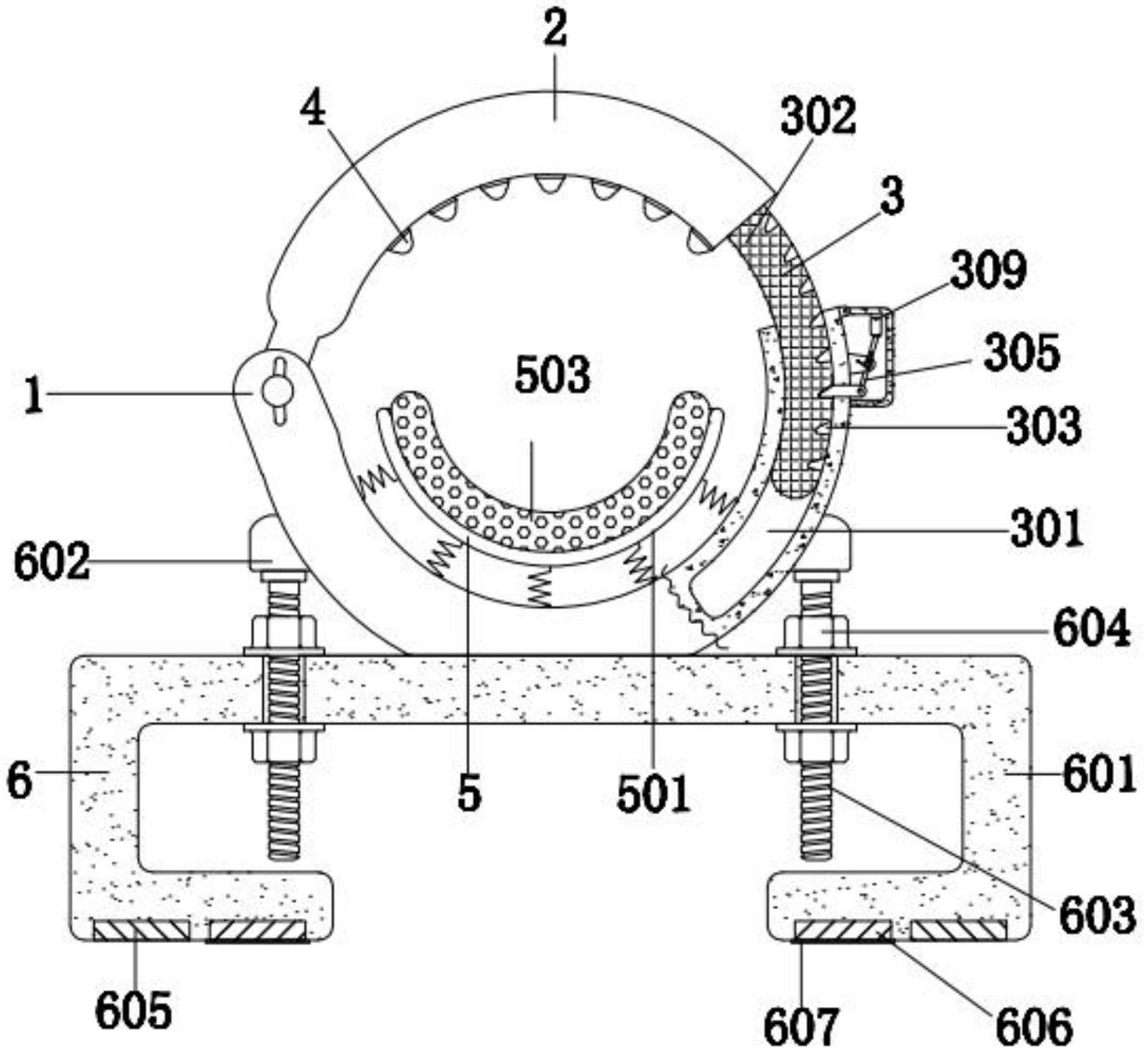一种机器人管线包固定装置