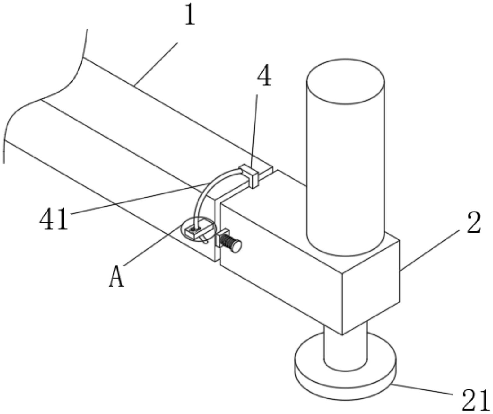 一种汽车起重机用可调支腿结构