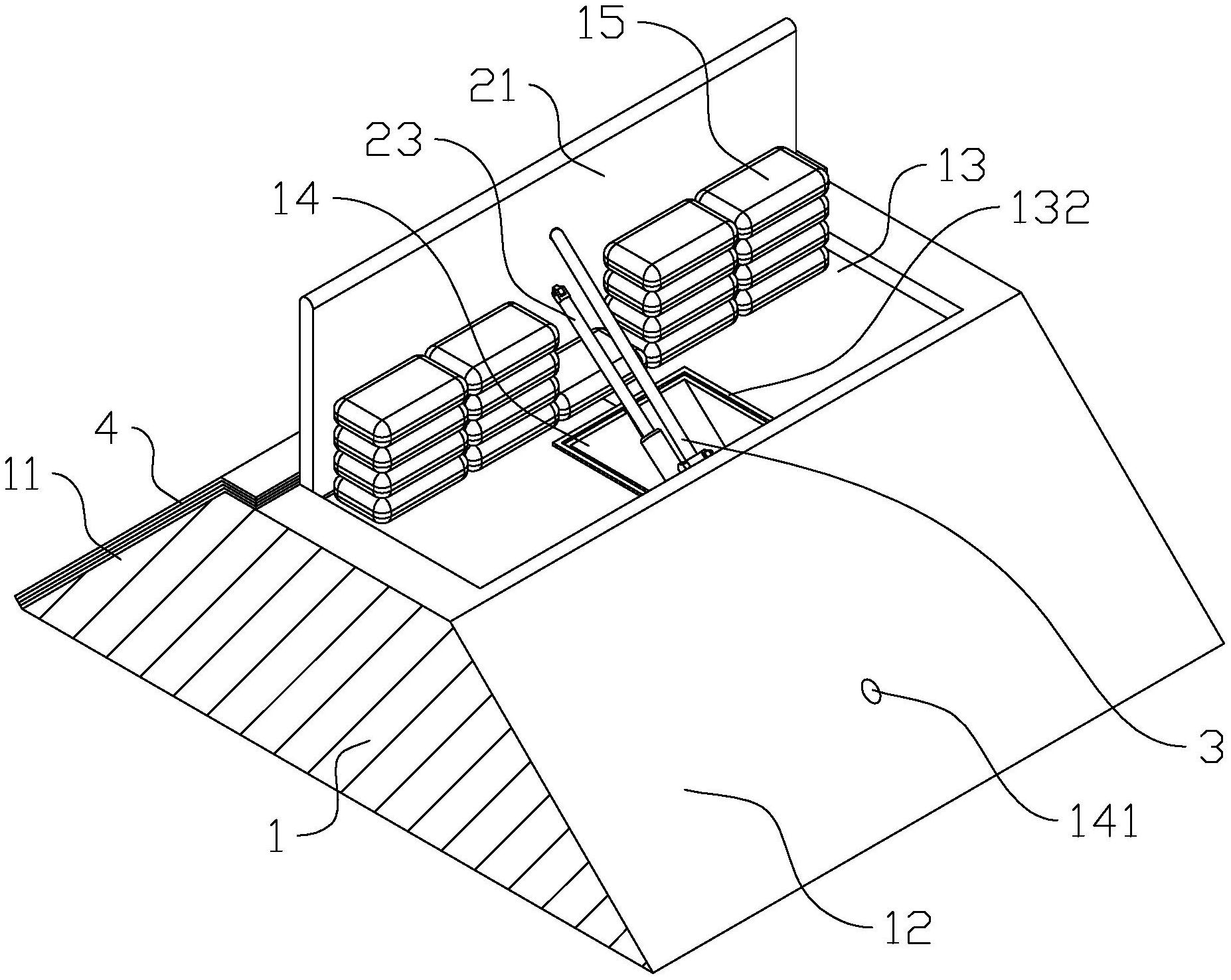 一种水利防洪堤防结构