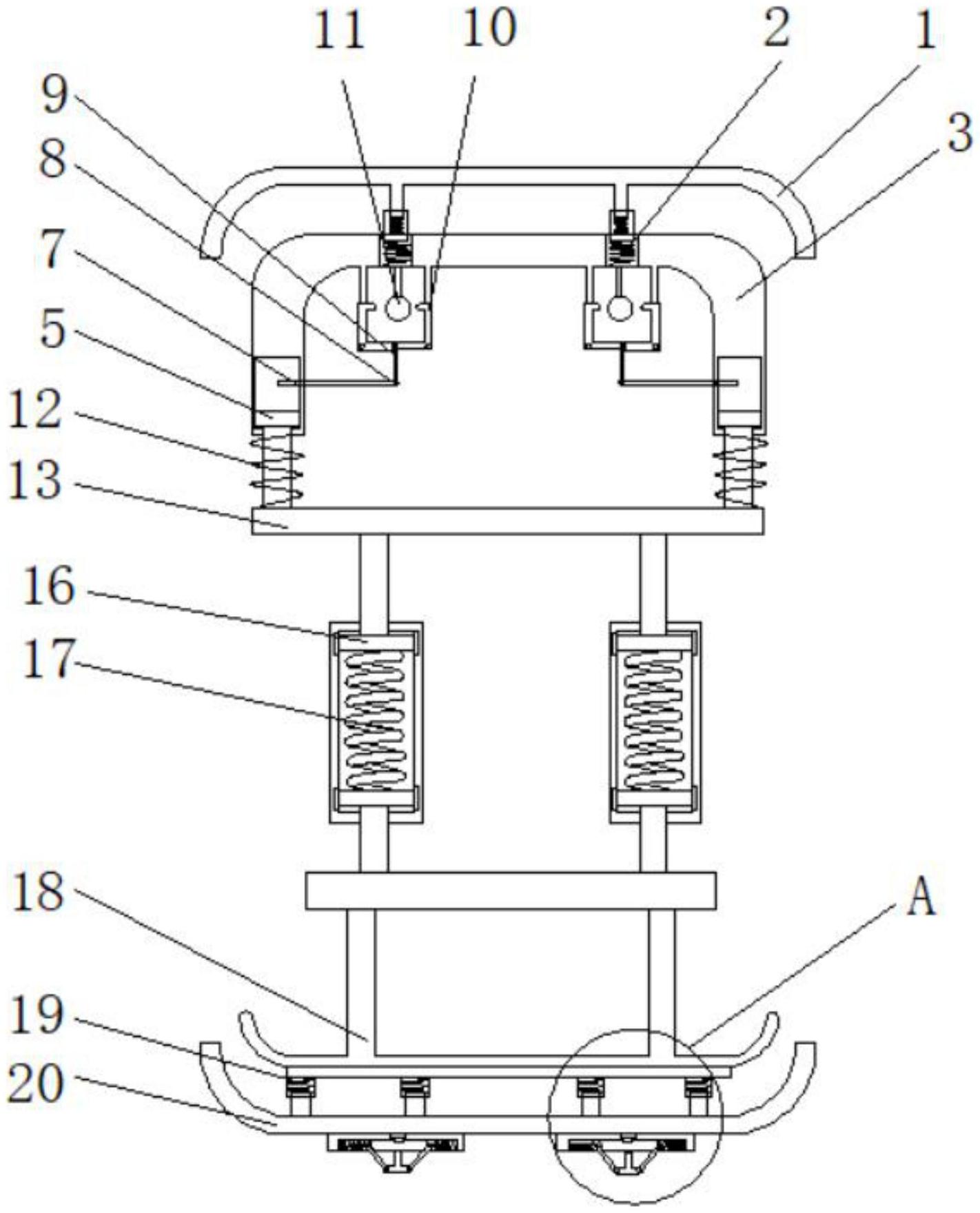 一种具有高强度防撞结构的汽车仿真撞击装置