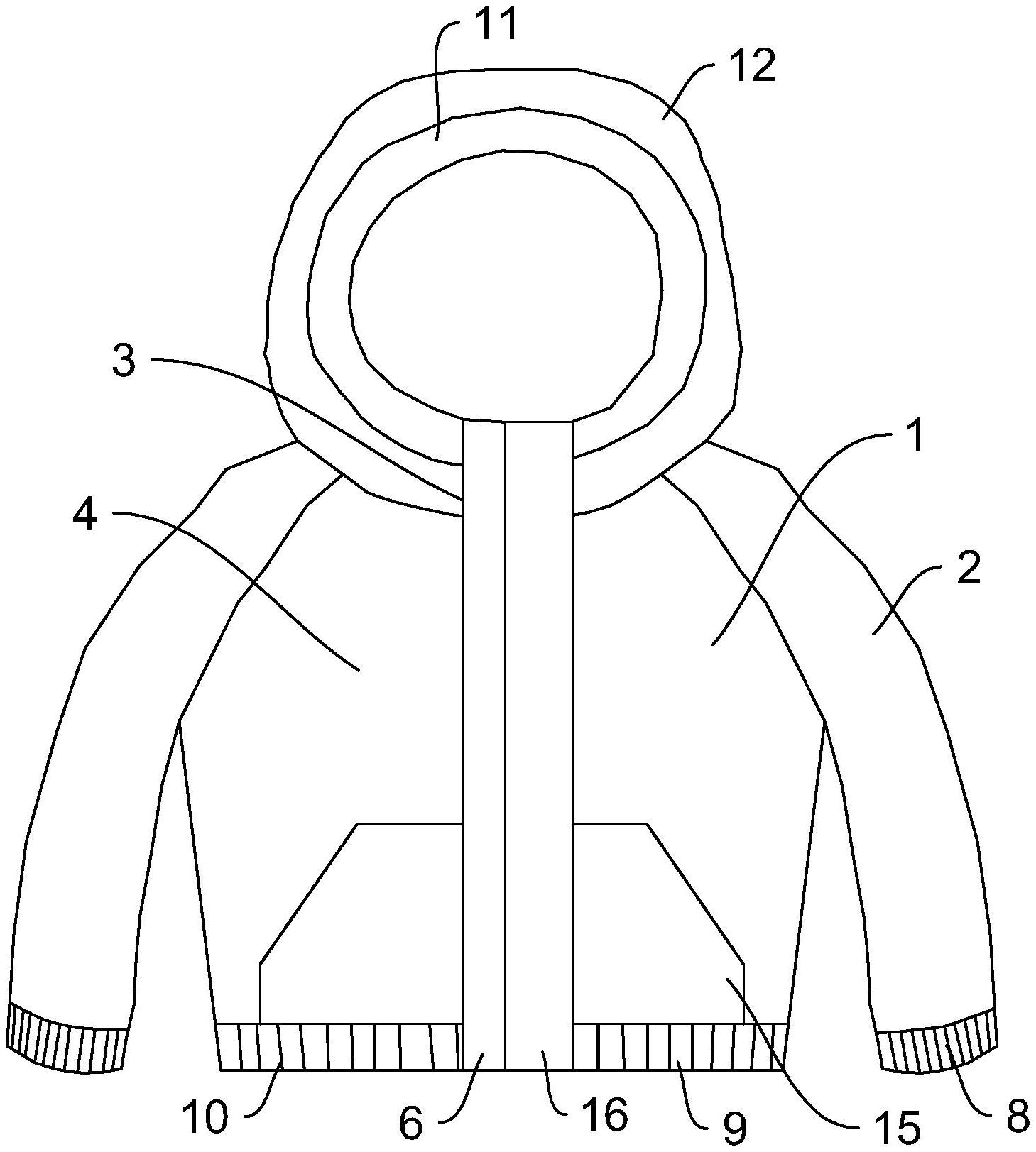cn213523893u_一种男士拉链衫有效