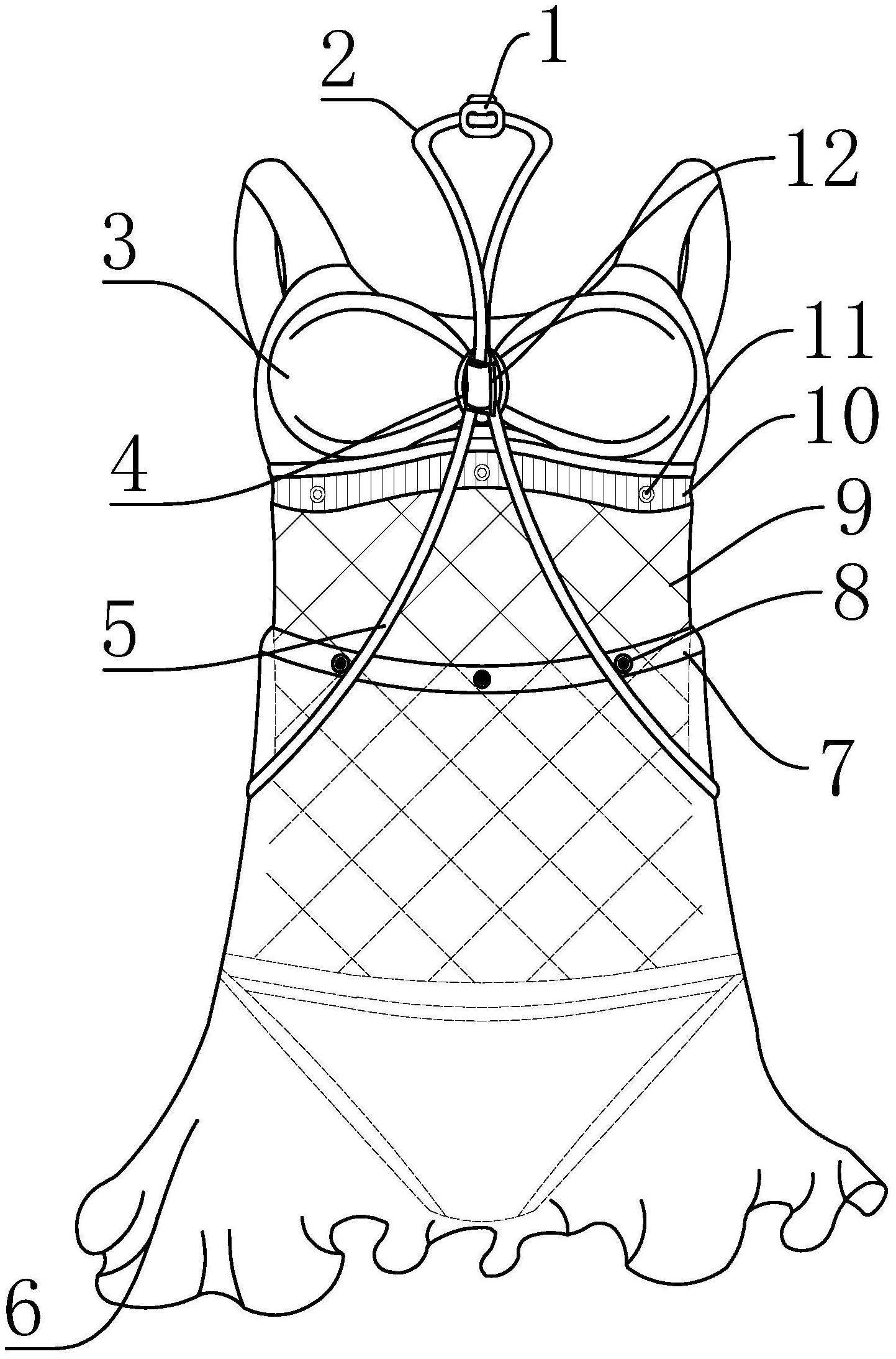 cn213523898u_一种裙式连体泳衣有效