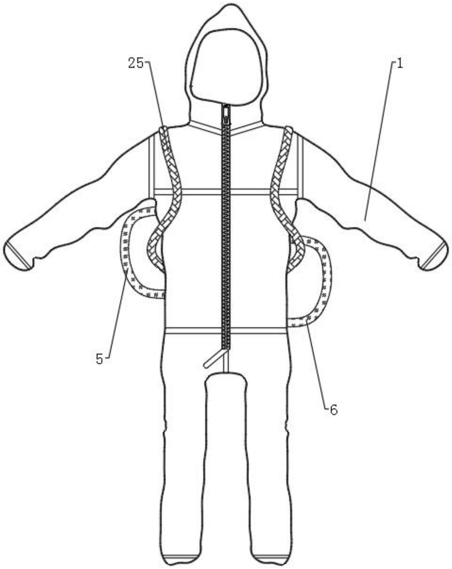 cn213523972u_一种防疫用防护服有效