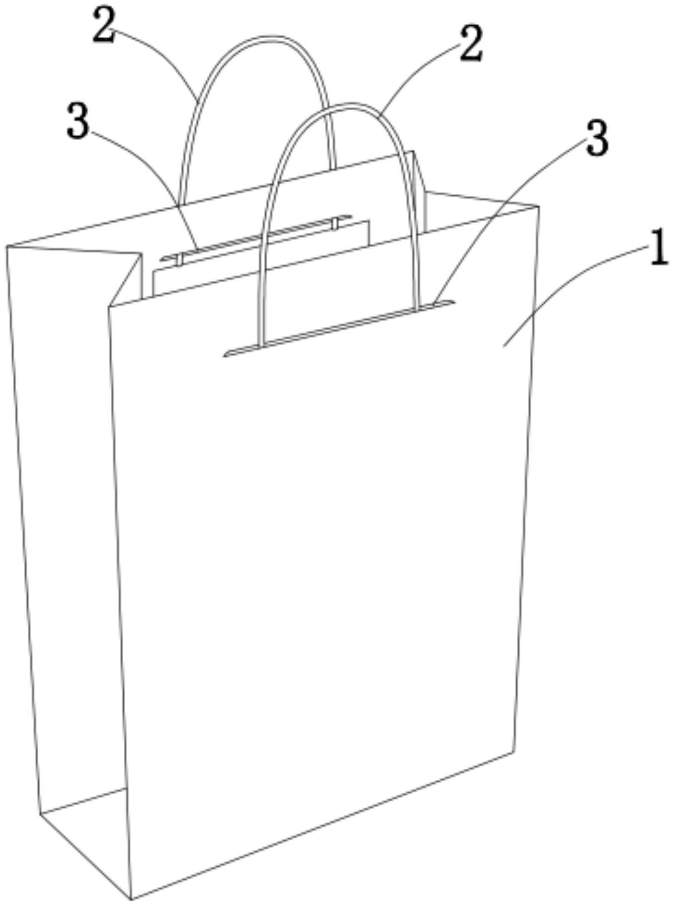 纸质手提袋平面图图片