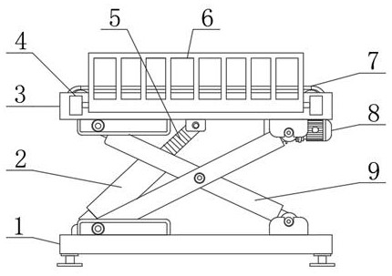 一种轮毂喷涂设备专用剪叉式自动移栽机