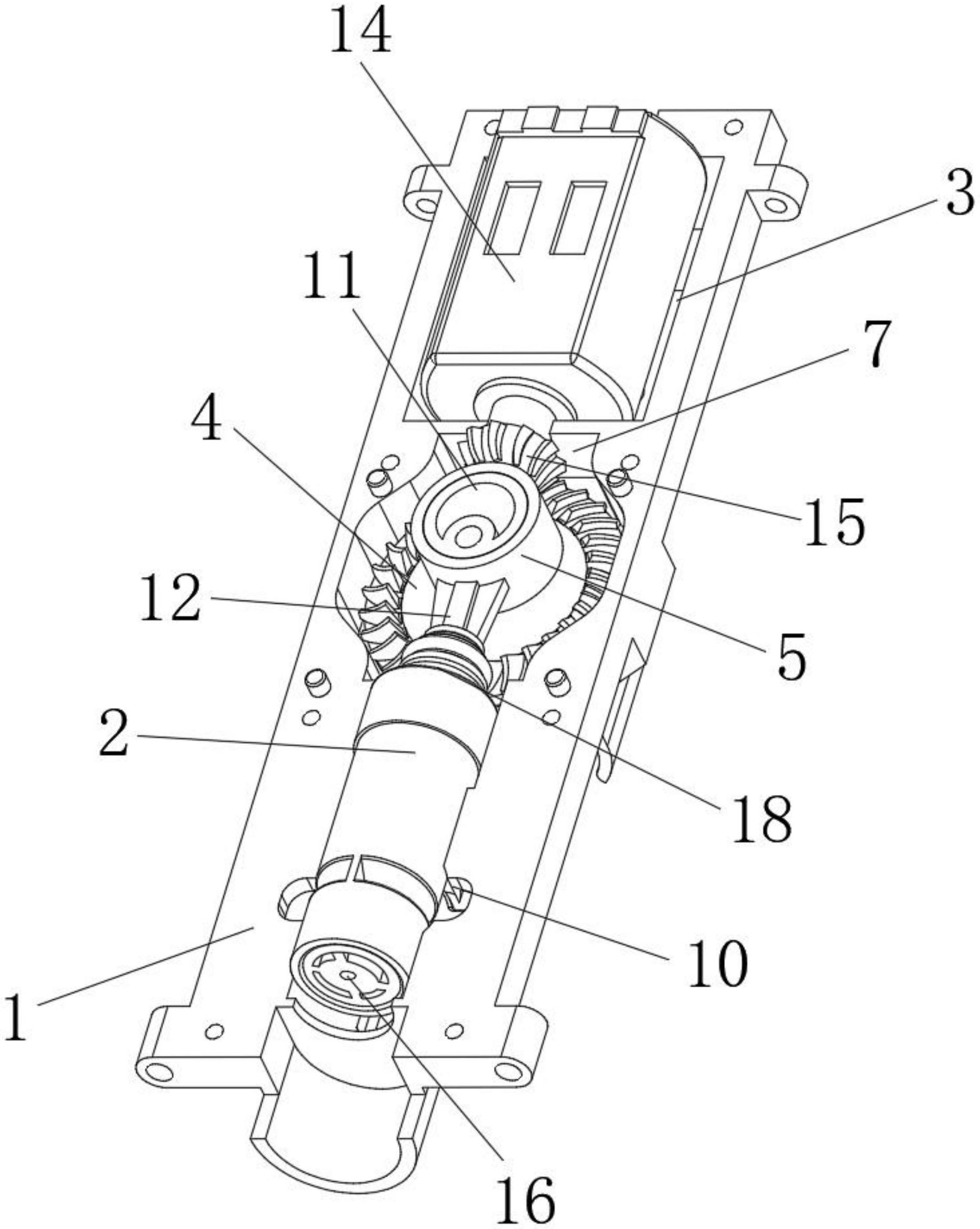 一种降噪防漏耐用的脉冲冲牙器泵体构件