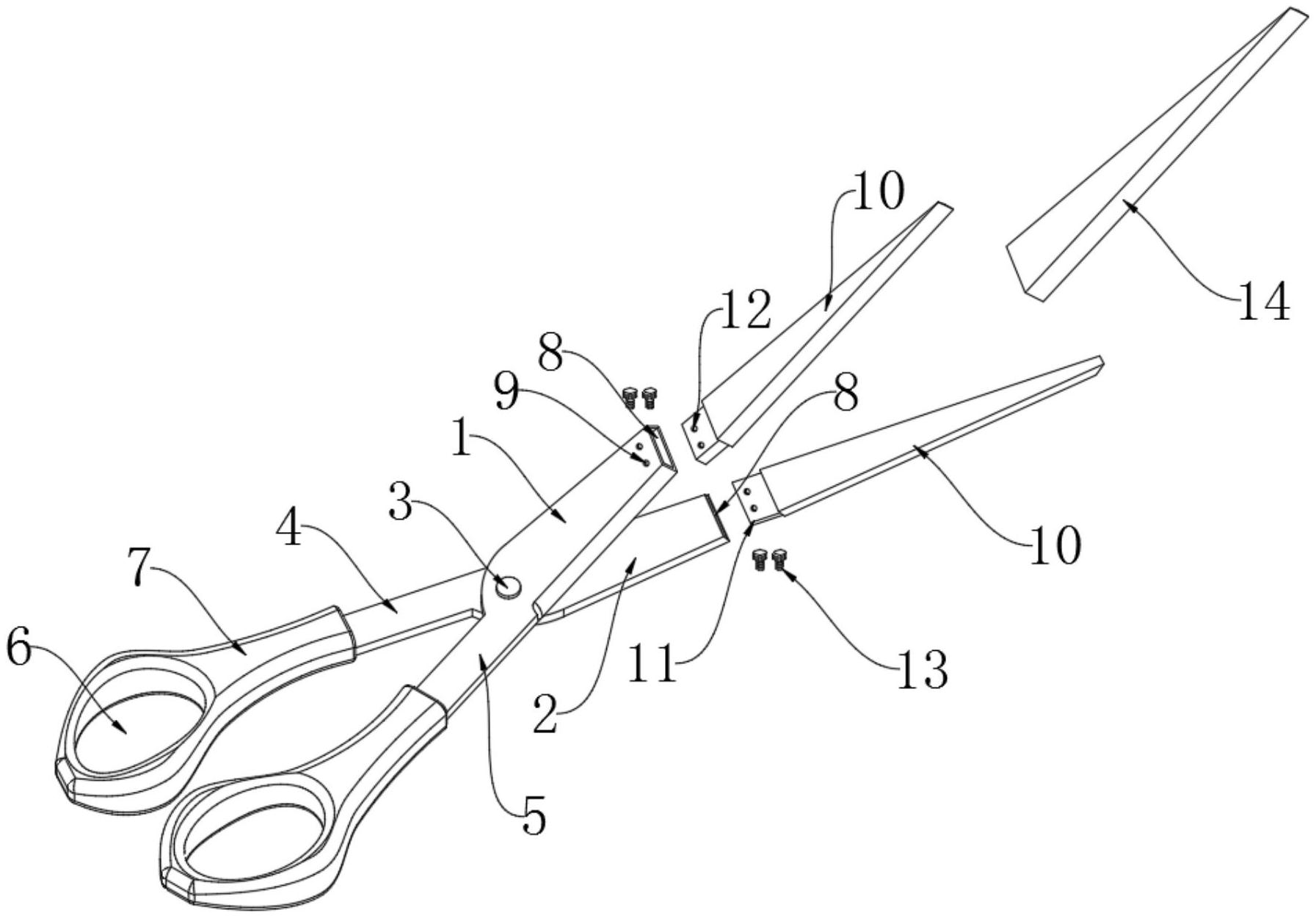 cn213552169u_一种医疗美容用具有防感染功能的安全型医用剪刀有效