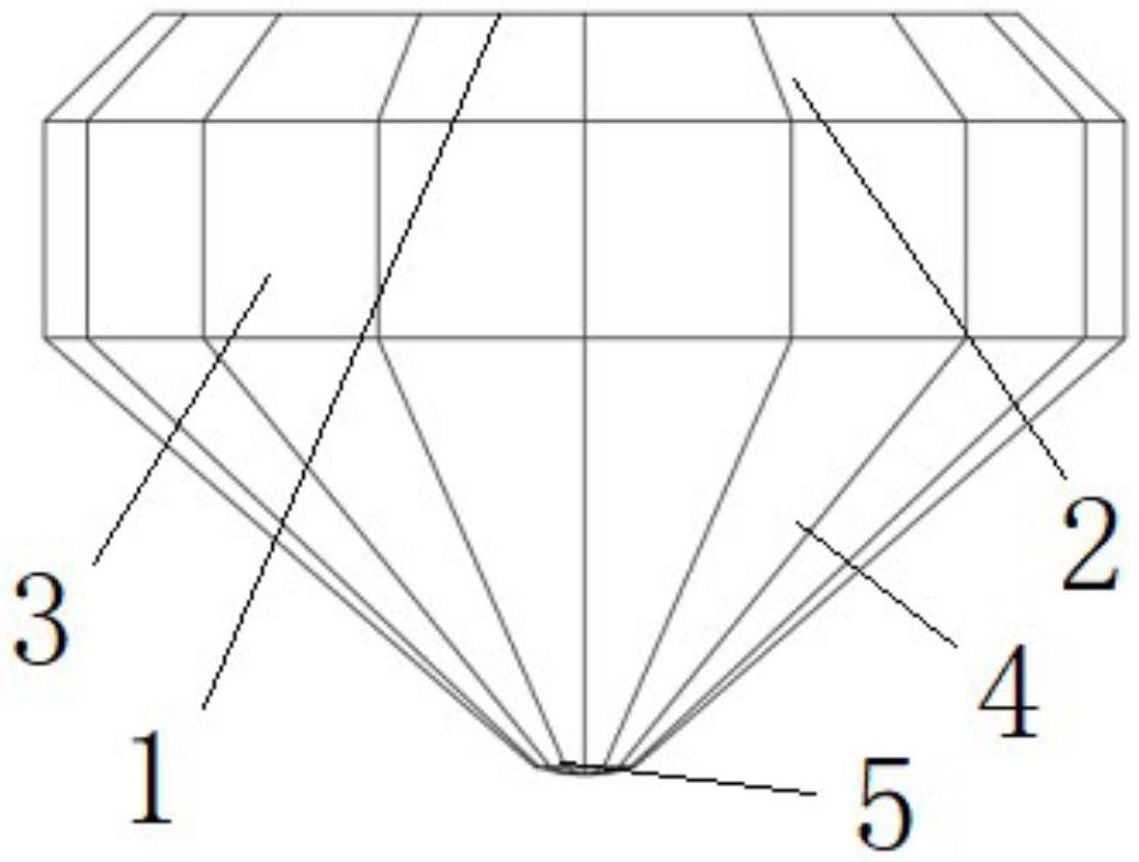 cn213556921u_一種金剛石砧面雙倒角結構的金剛石壓砧有效