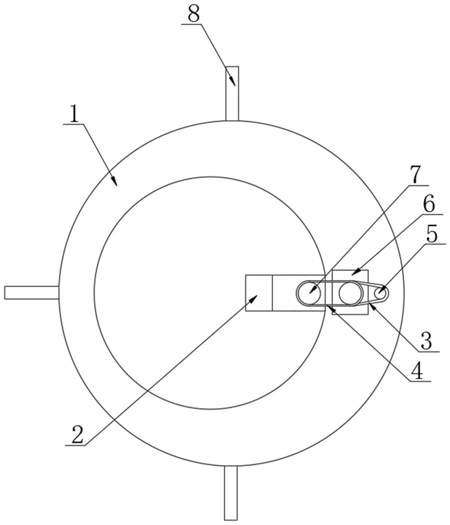 一种具有调节功能的输电铁塔地脚螺栓打毛装置