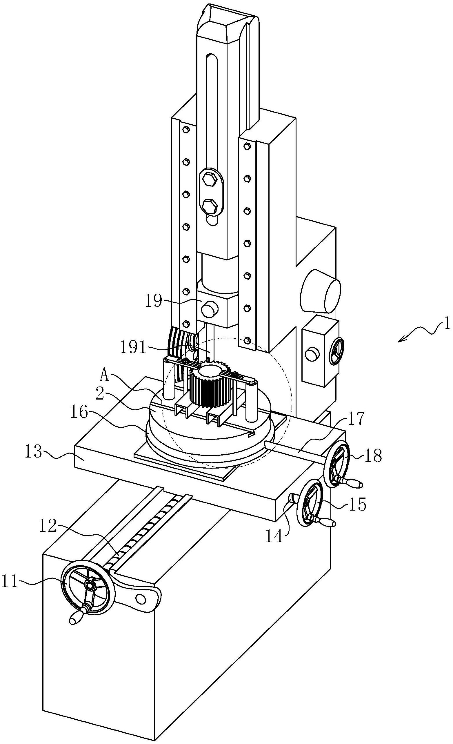 cn213560160u_减速机零件加工用插床有效