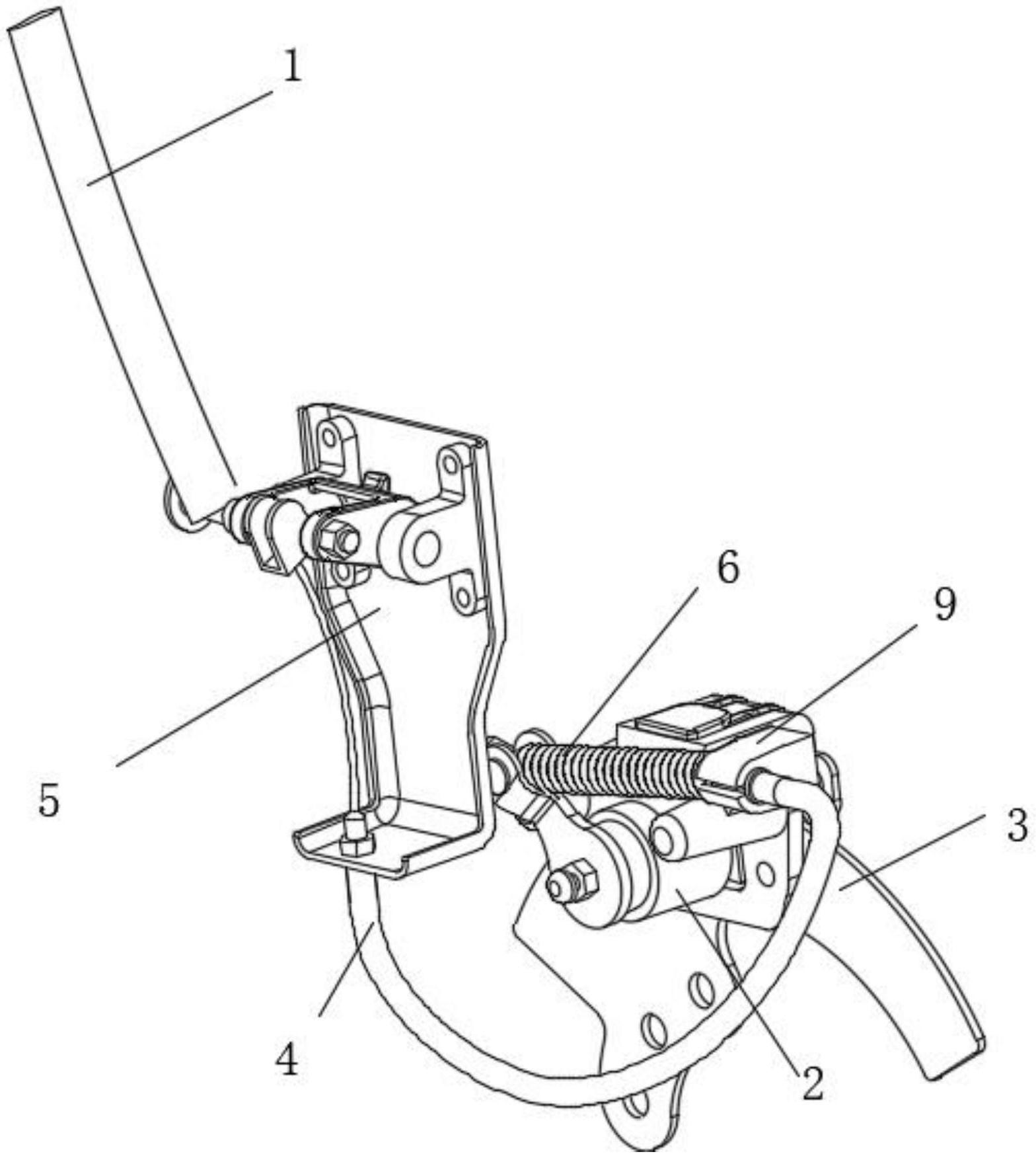一种摇摆锁止机构及具有摇摆锁止机构的三轮摩托车