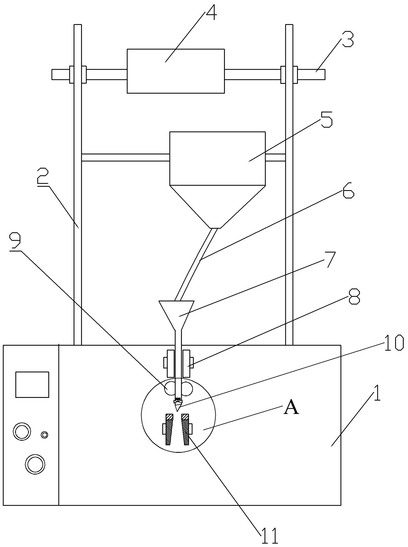 cn213566828u_一种具有排气功能的立式液体包装机有效