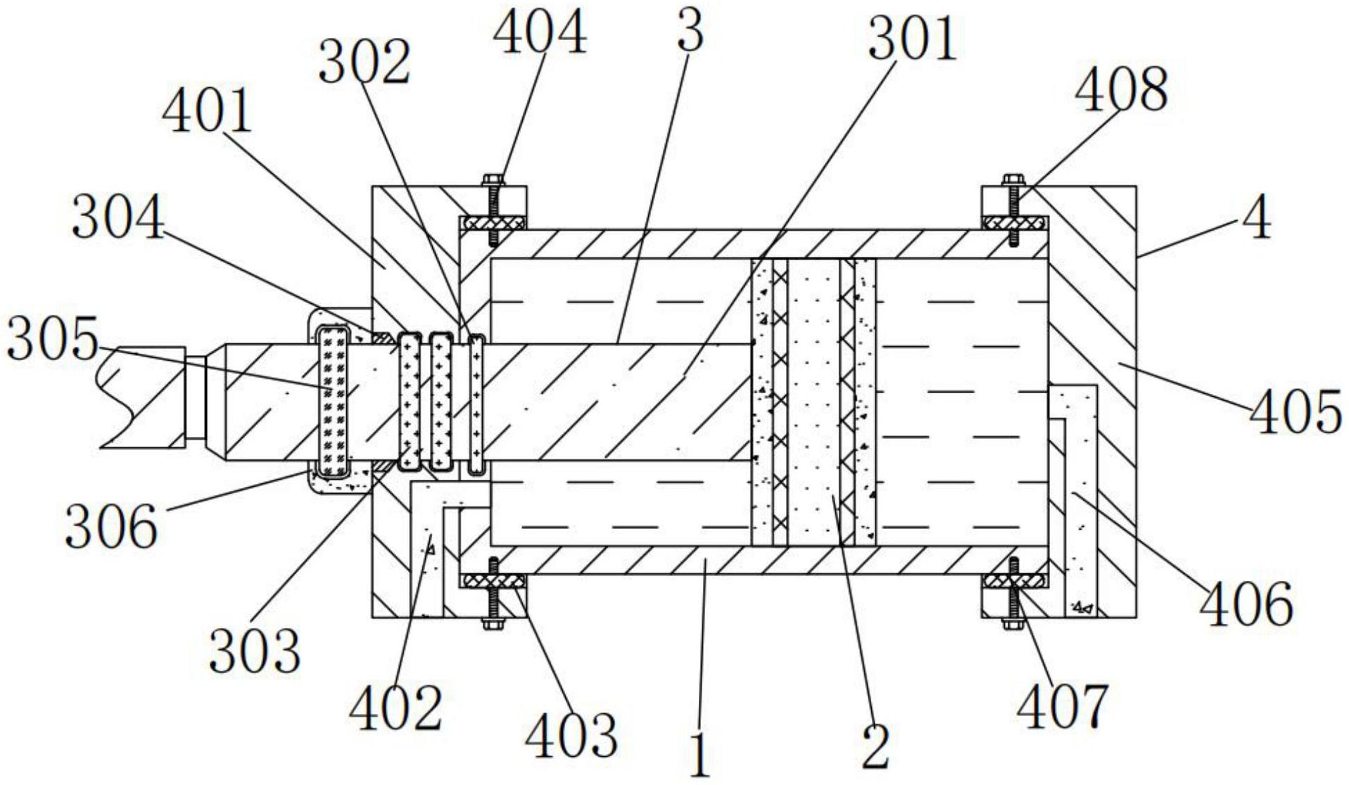 一种双作用双级液压缸镀铬活塞杆