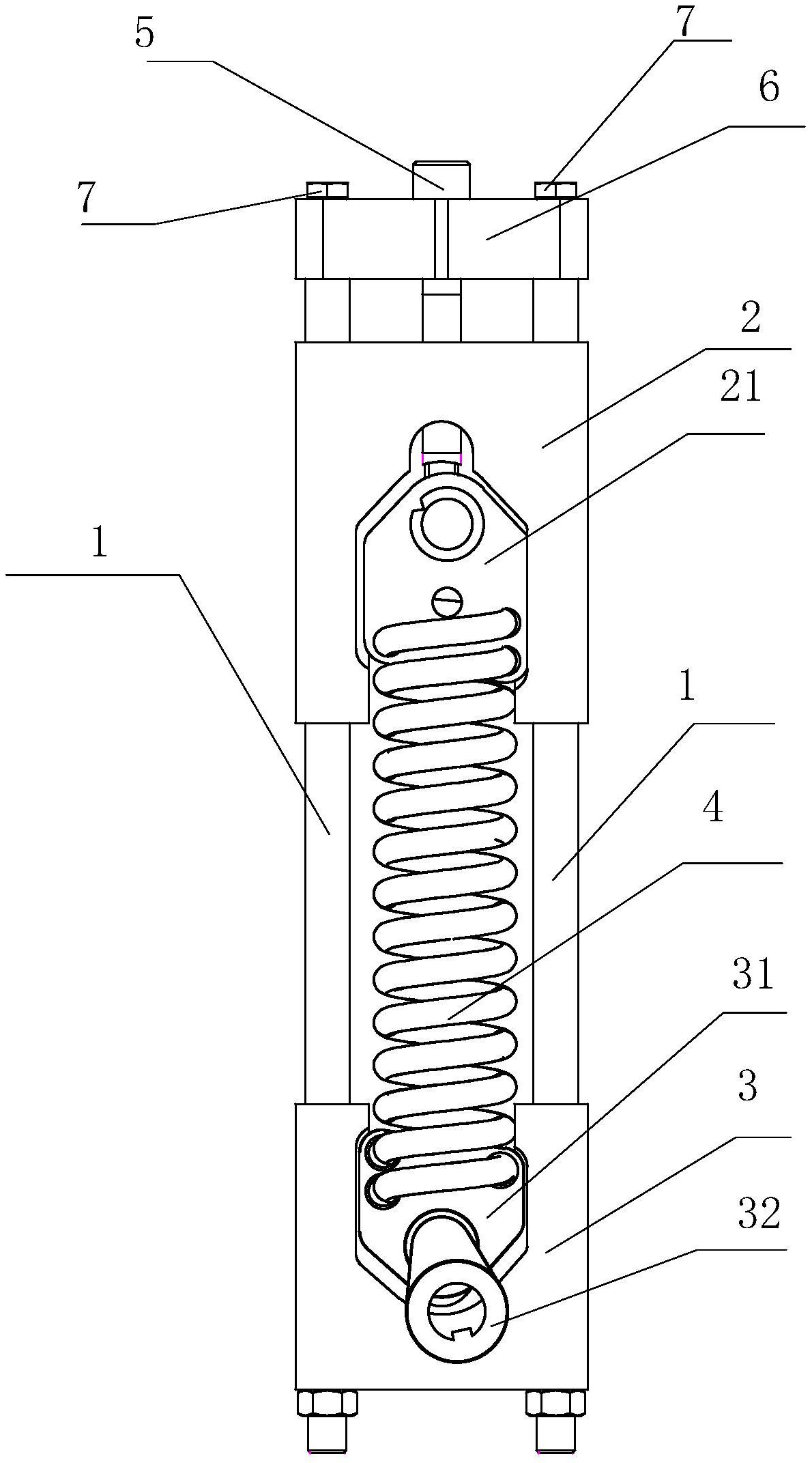 易拉宝内部弹簧结构图图片