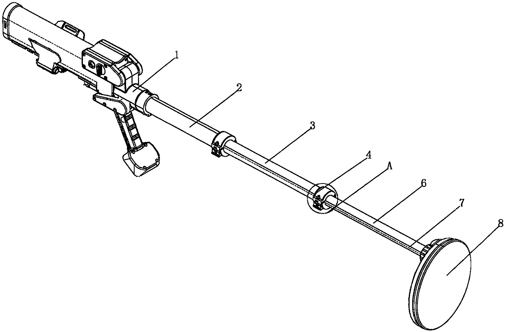 cn213578947u_一种可调节式手持扫雷装置有效