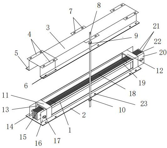 一种便于安装拆卸维修的密集型母线槽