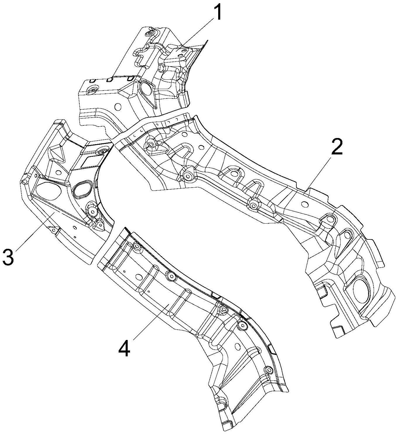 轿车骨架柱结构图图片