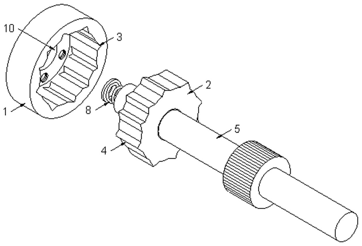 cn213598431u_一种具有定位结构的三角齿花键有效