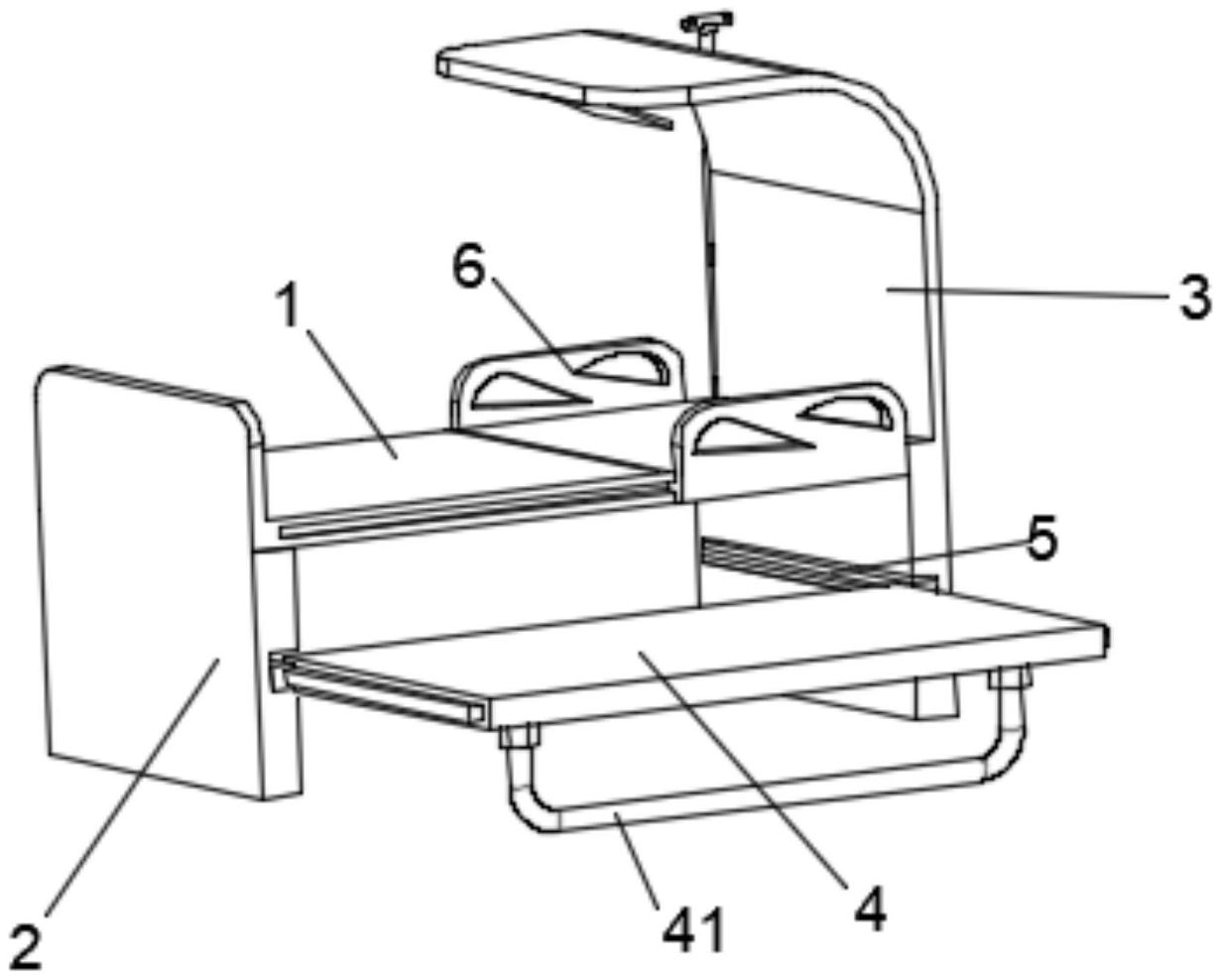 cn213607576u_一种自带陪护床的多功能医疗床有效