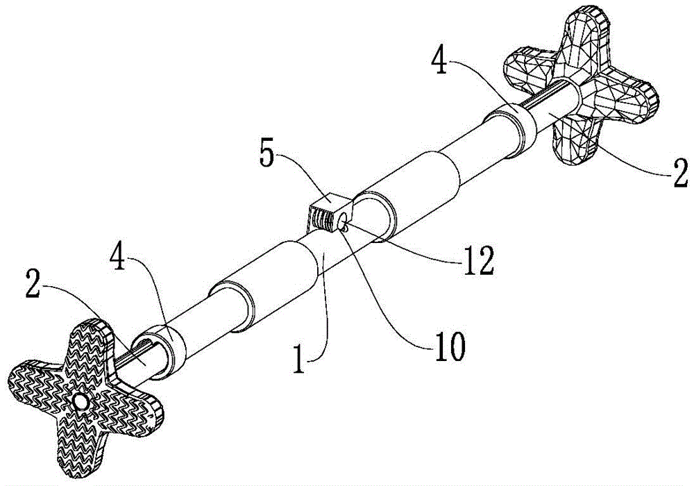 cn213609582u_稳定且精简的单杠伸缩杆传动结构有效