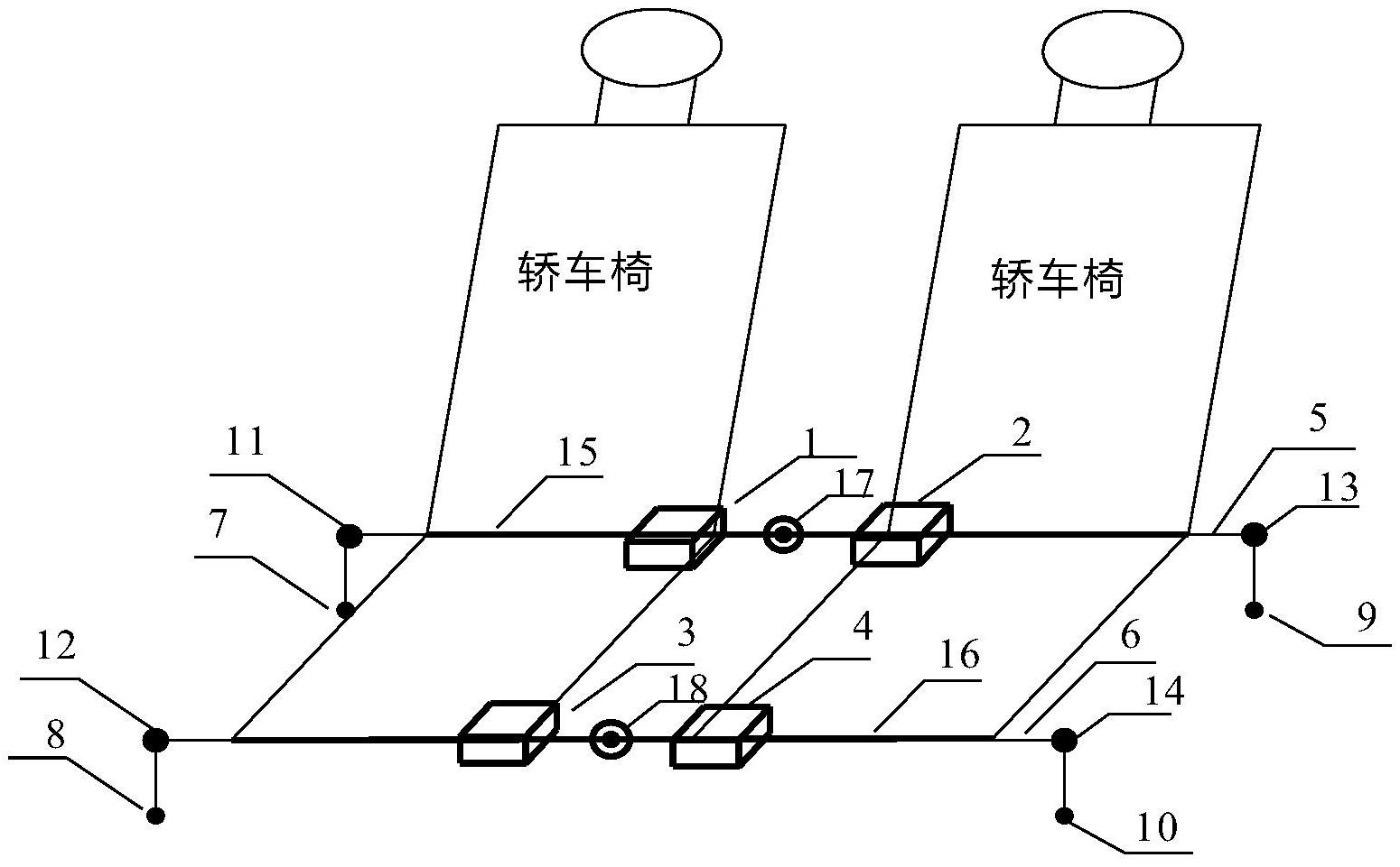 适用于汽车座位的左右平移结构