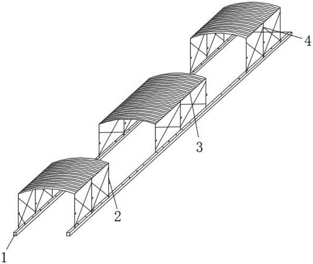 cn213626740u_一种移动式钢筋加工棚