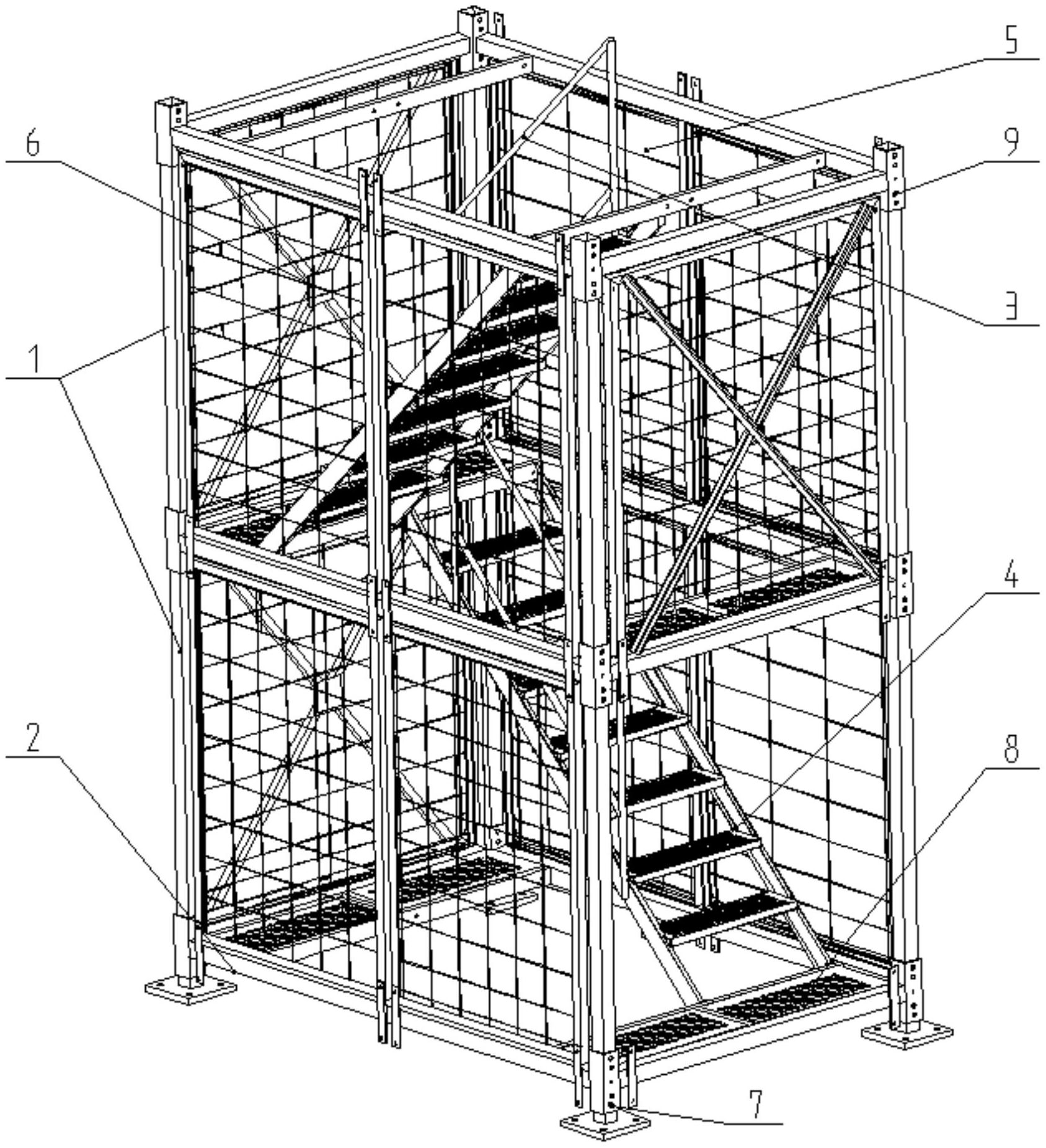 建筑安全梯笼施工规范图片