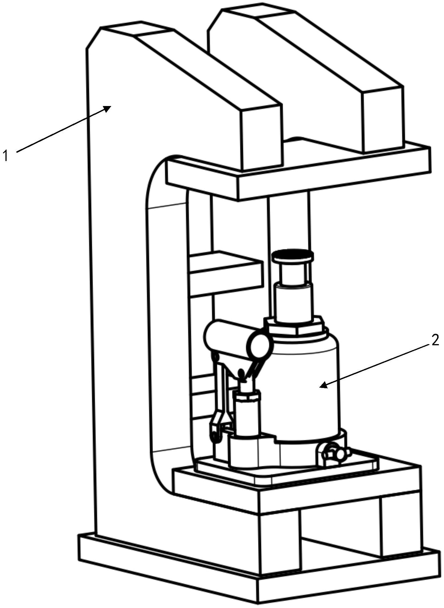 液压千斤顶简易整形工具