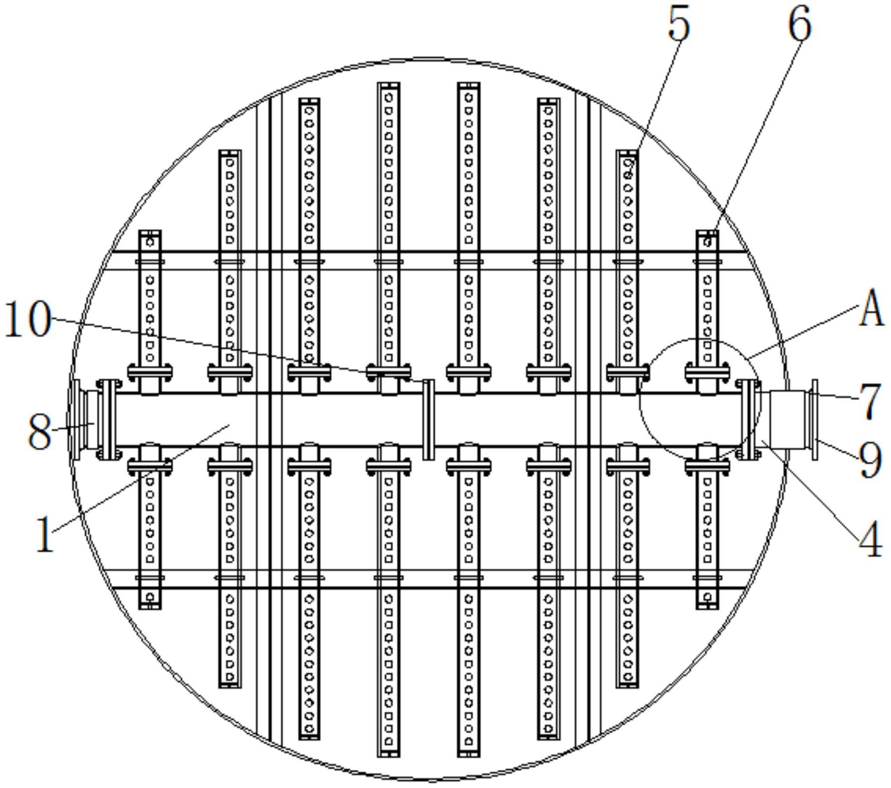 树脂塔的水帽分布管组件专利_专利申请于2020-11-04