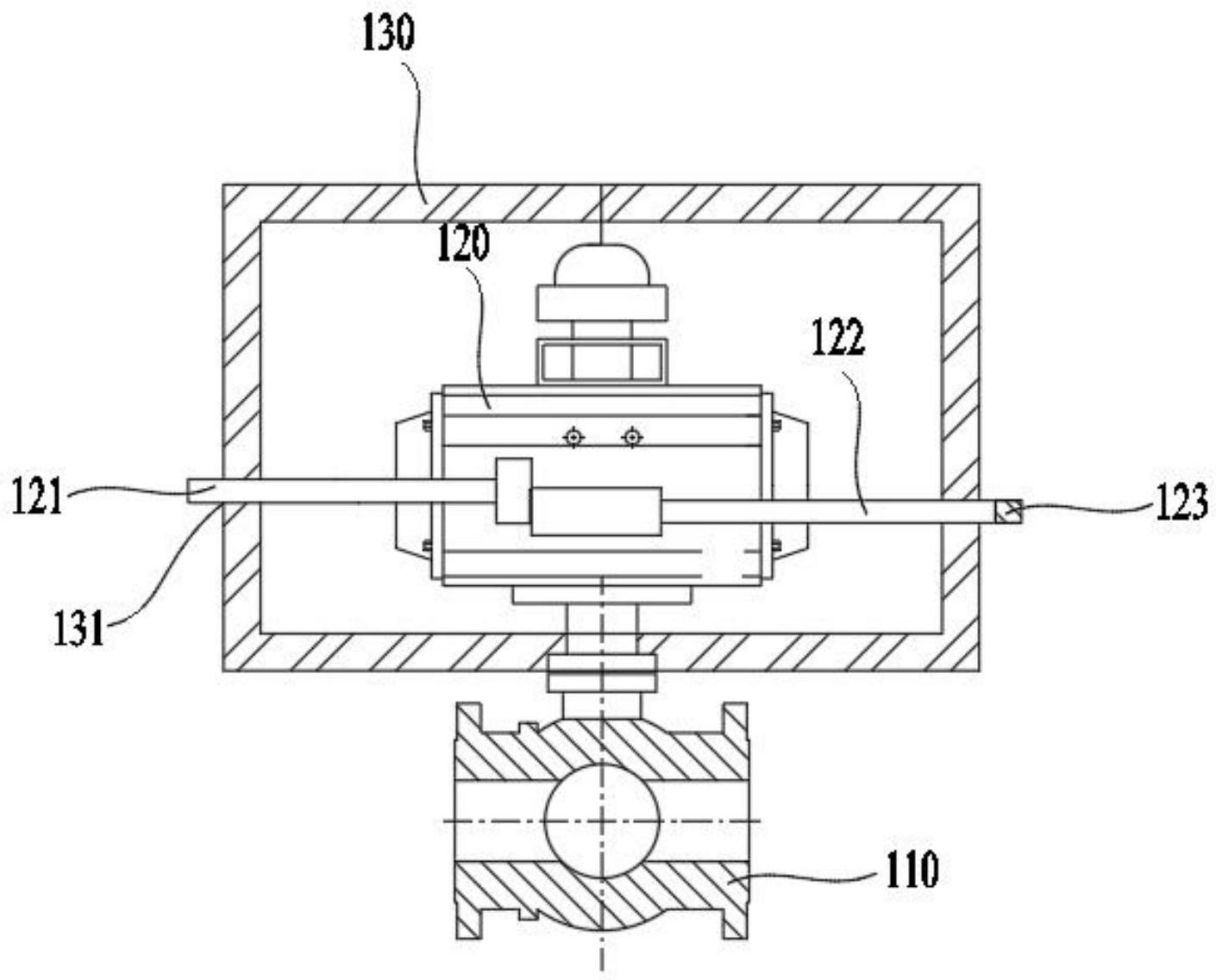 一种紧急切断阀用防火罩