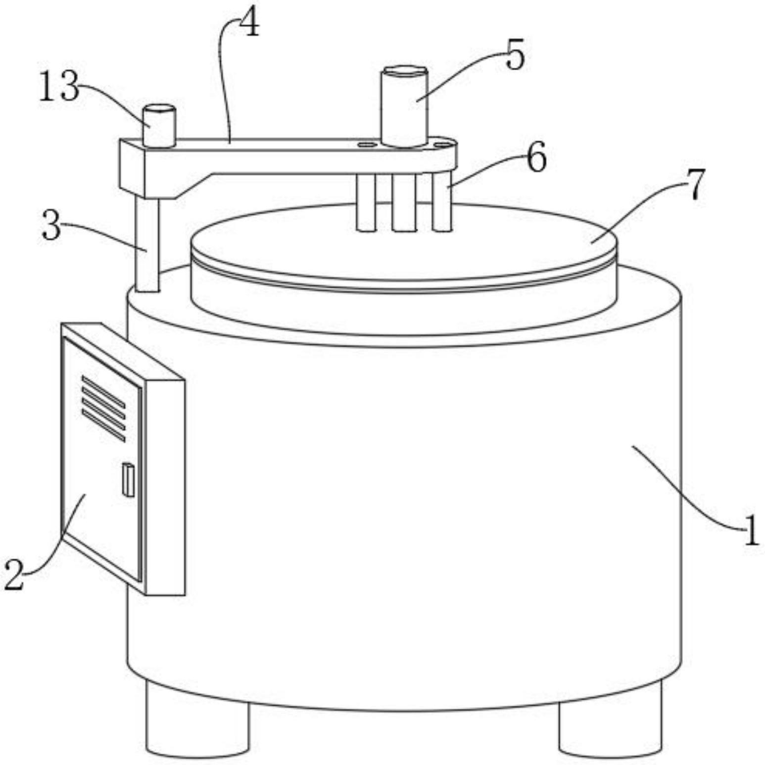 一种井式电阻热处理炉
